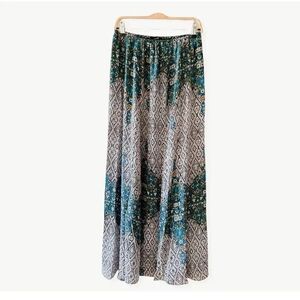 Olivaceous Bohemian Maxi Skirt ( NWOT)